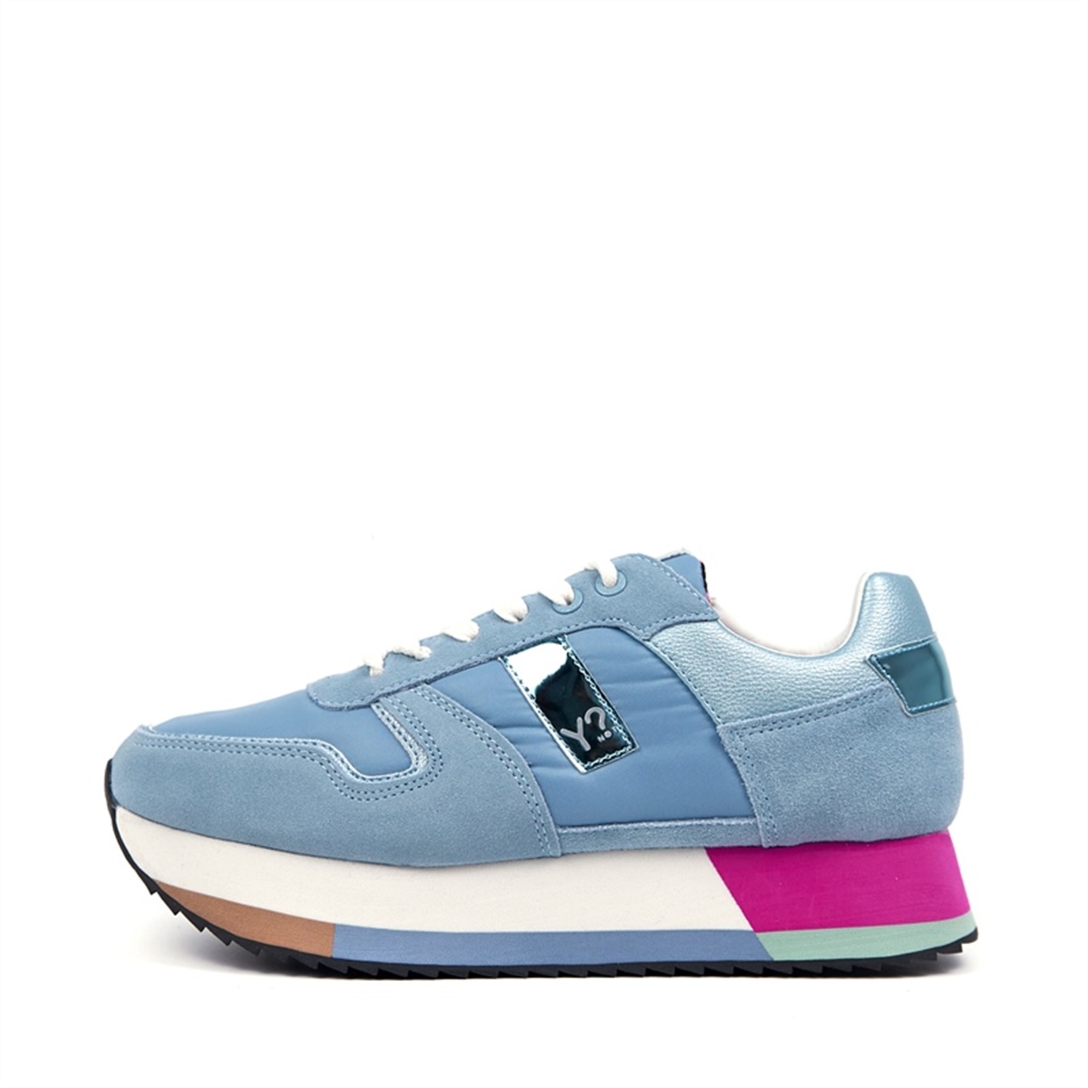 Sneakers donna Frau in tessuto colore blu - [4681BE22]